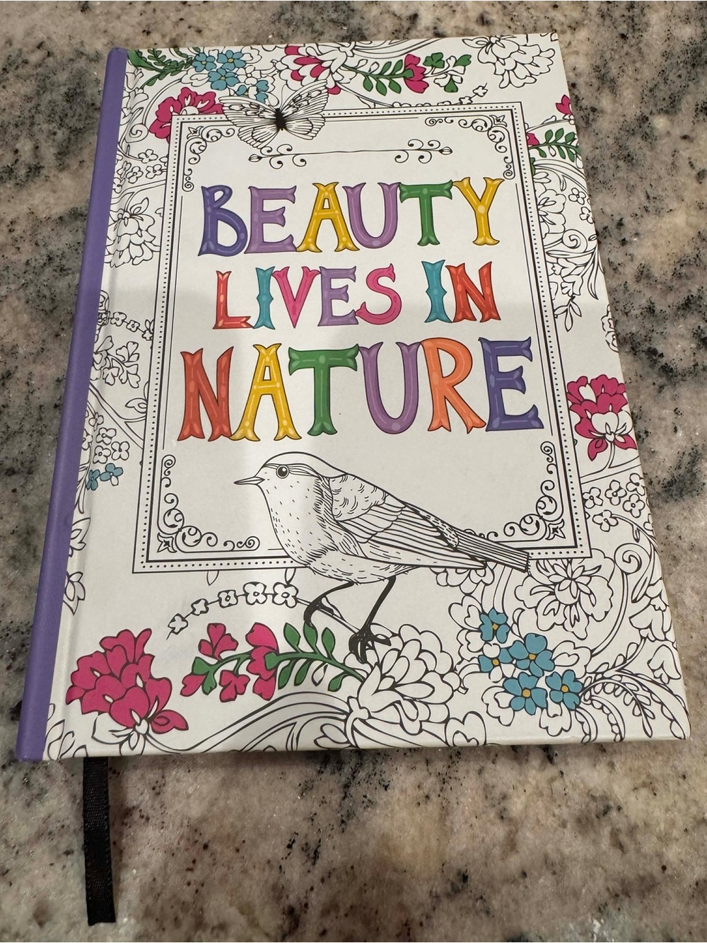 Beauty Lives in Nature coloring Journal - new